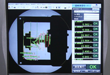 画像測定器のモニター